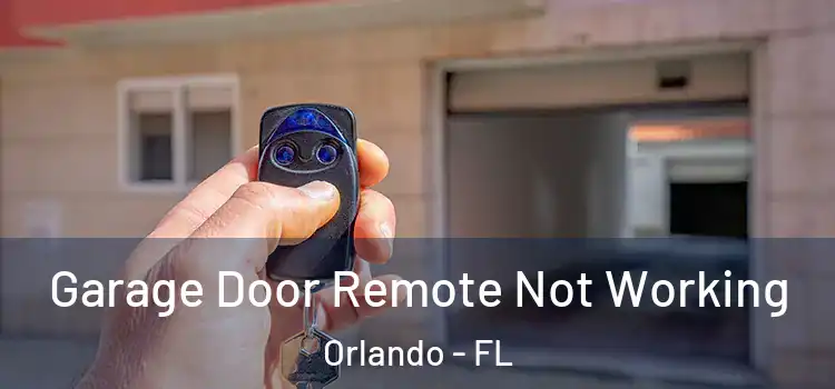  Garage Door Remote Not Working Orlando - FL